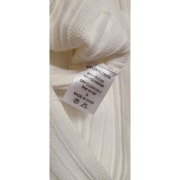 ASTR The Label Womens Small Ivory Bell Sleeve Highland Park Sweater - Picture 5 of 6